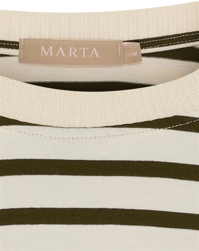 Marta du Chateau - MDCKara Langærmet Trøje - Olive